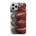 Strawberry Desenli Şeffaf Telefon Kılıfı
