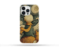 Viewing Desenli İçi Kadifeli Telefon Kılıfı N132