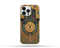 Mystical Eye Desenli İçi Kadifeli Telefon Kılıfı N134