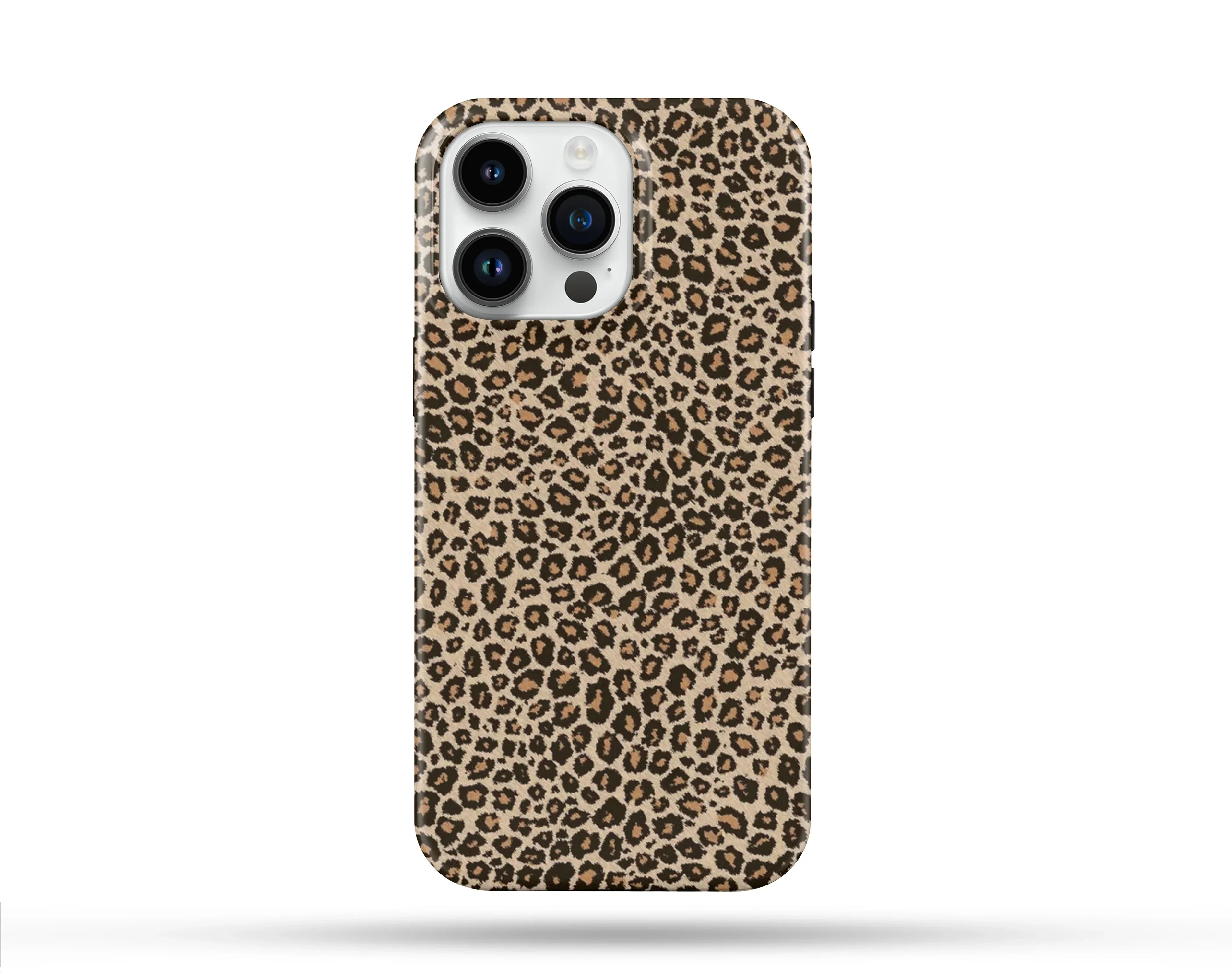 Leopar Desenli İçi Kadifeli Telefon Kılıfı 2 N148