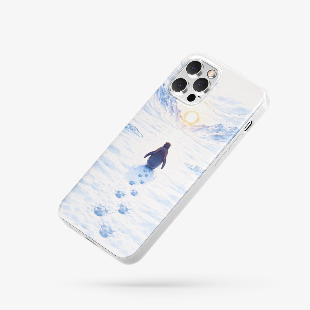 Nihilist Penguen Desenli İçi Kadifeli Telefon Kılıfı N175