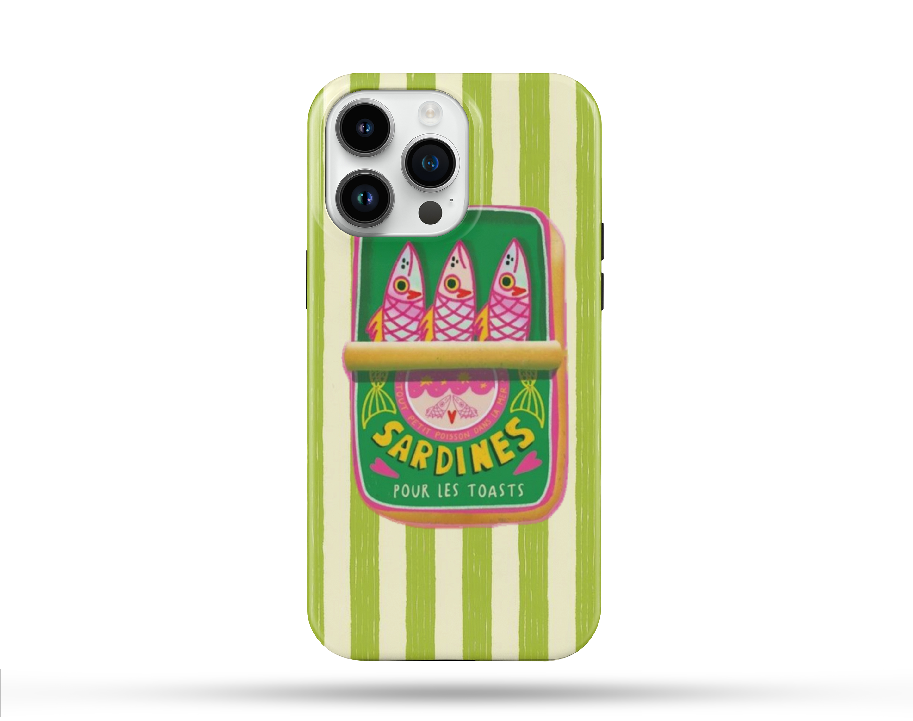 Sardines Desenli İçi Kadifeli Telefon Kılıfı C59