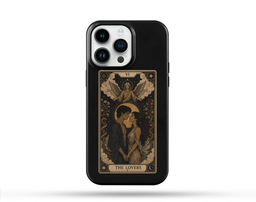 Âşıklar Tarot Desenli Telefon Kılıfı T1