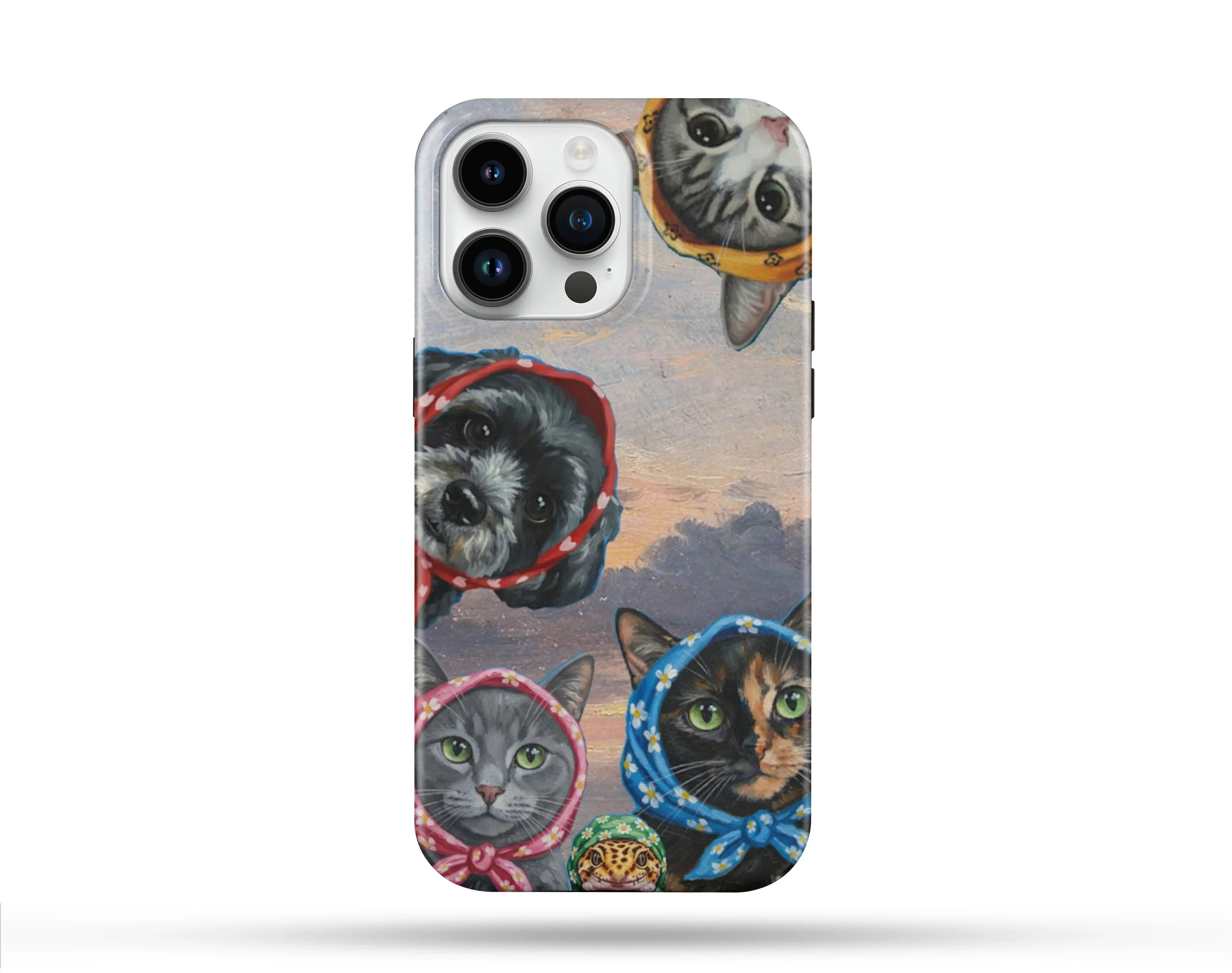 Cute Animals Desenli İçi Kadifeli Telefon Kılıfı N122