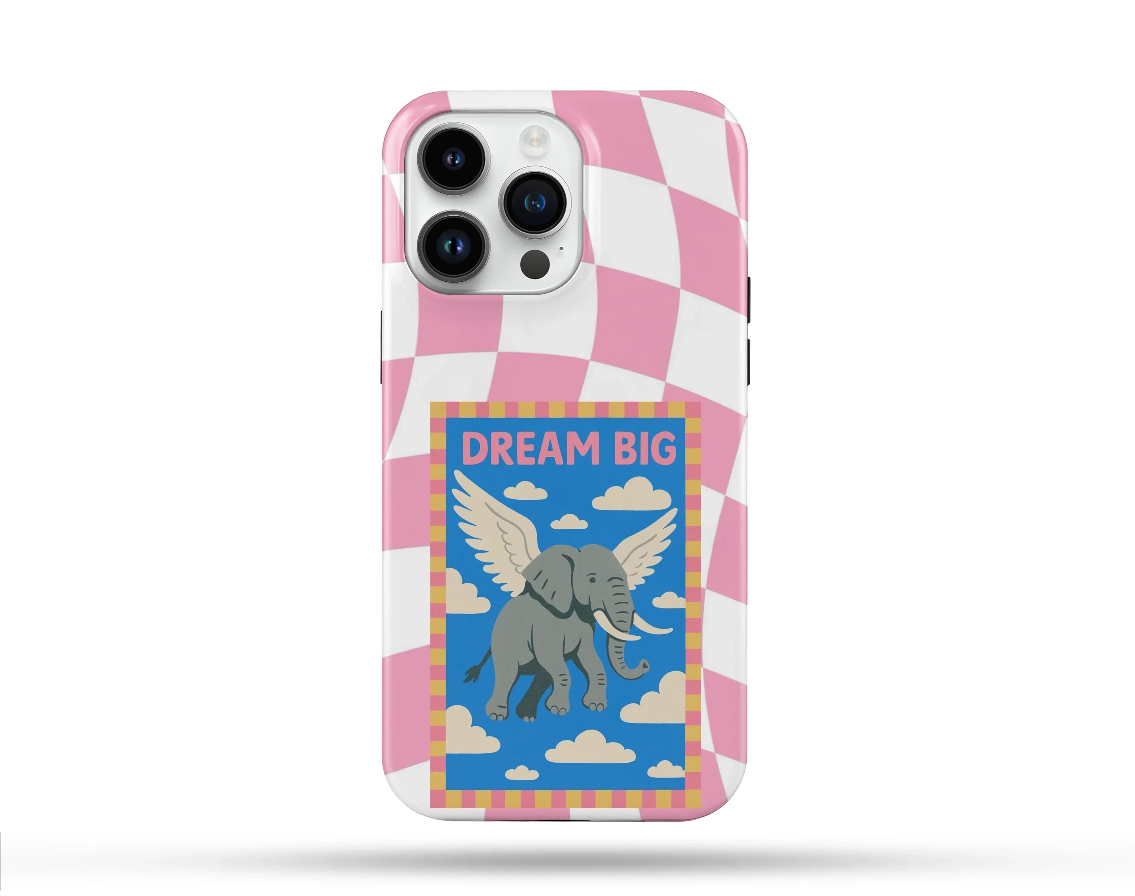 Dream Big Desenli İçi Kadifeli Telefon Kılıfı N17