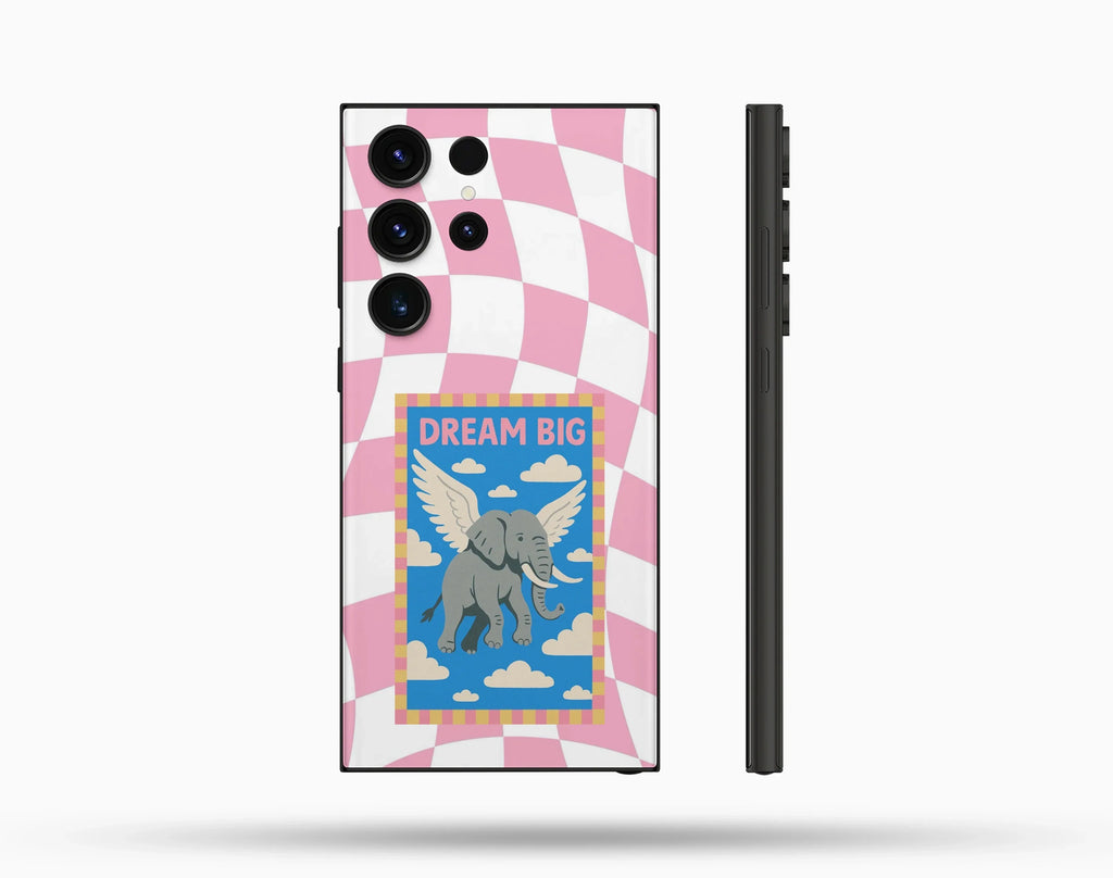 Dream Big Desenli İçi Kadifeli Telefon Kılıfı N17