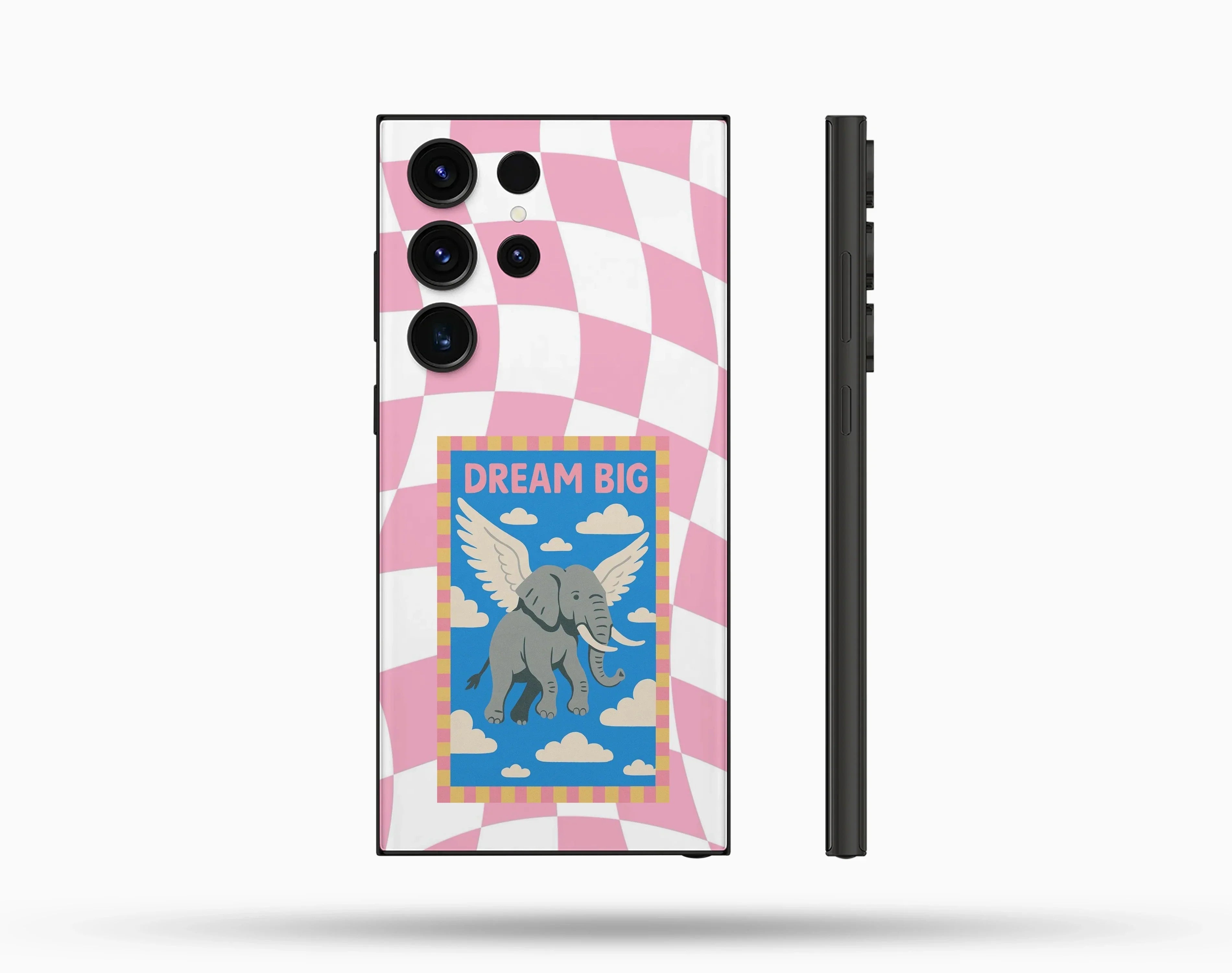 Dream Big Desenli İçi Kadifeli Telefon Kılıfı N17