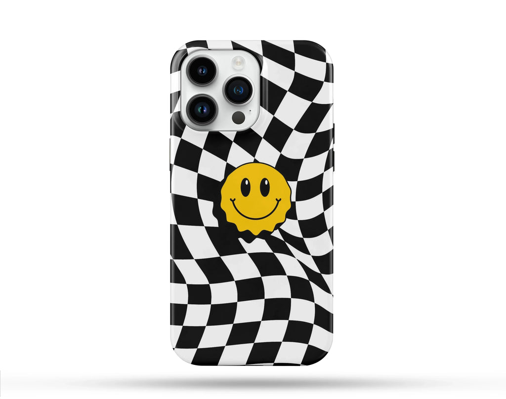 Emoji Smile Desenli İçi Kadifeli Telefon Kılıfı N21