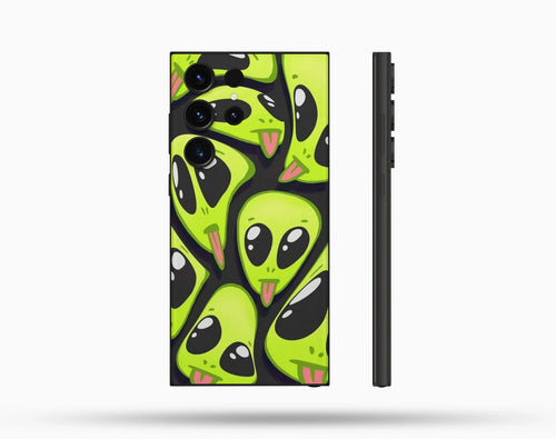 Alien Desenli İçi Kadifeli Telefon Kılıfı N26
