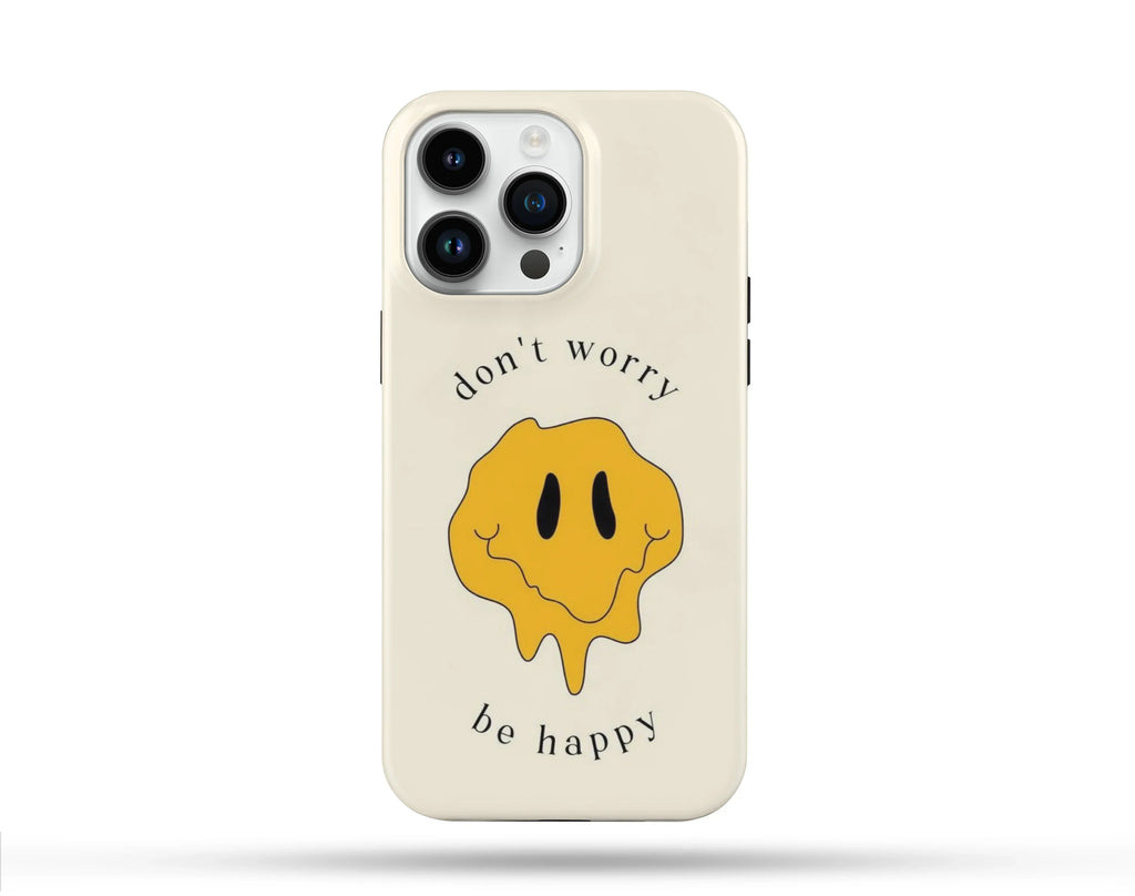 Don't Worry Desenli İçi Kadifeli Telefon Kılıfı N28