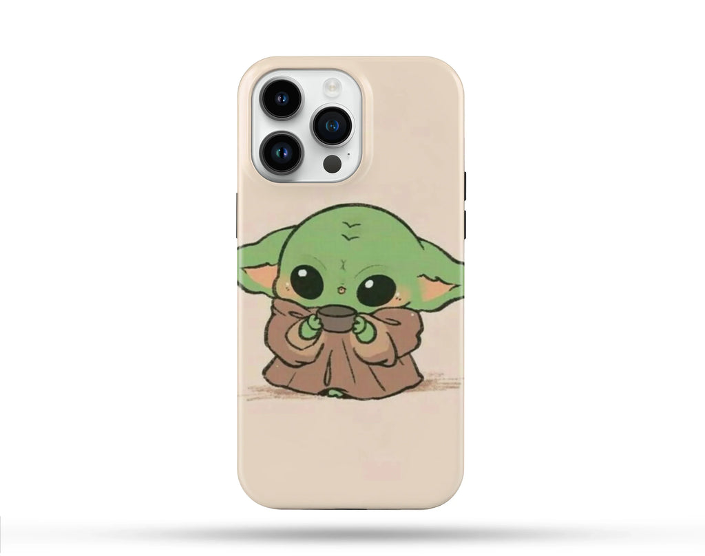 Baby Yoda Desenli İçi Kadifeli Telefon Kılıfı N73