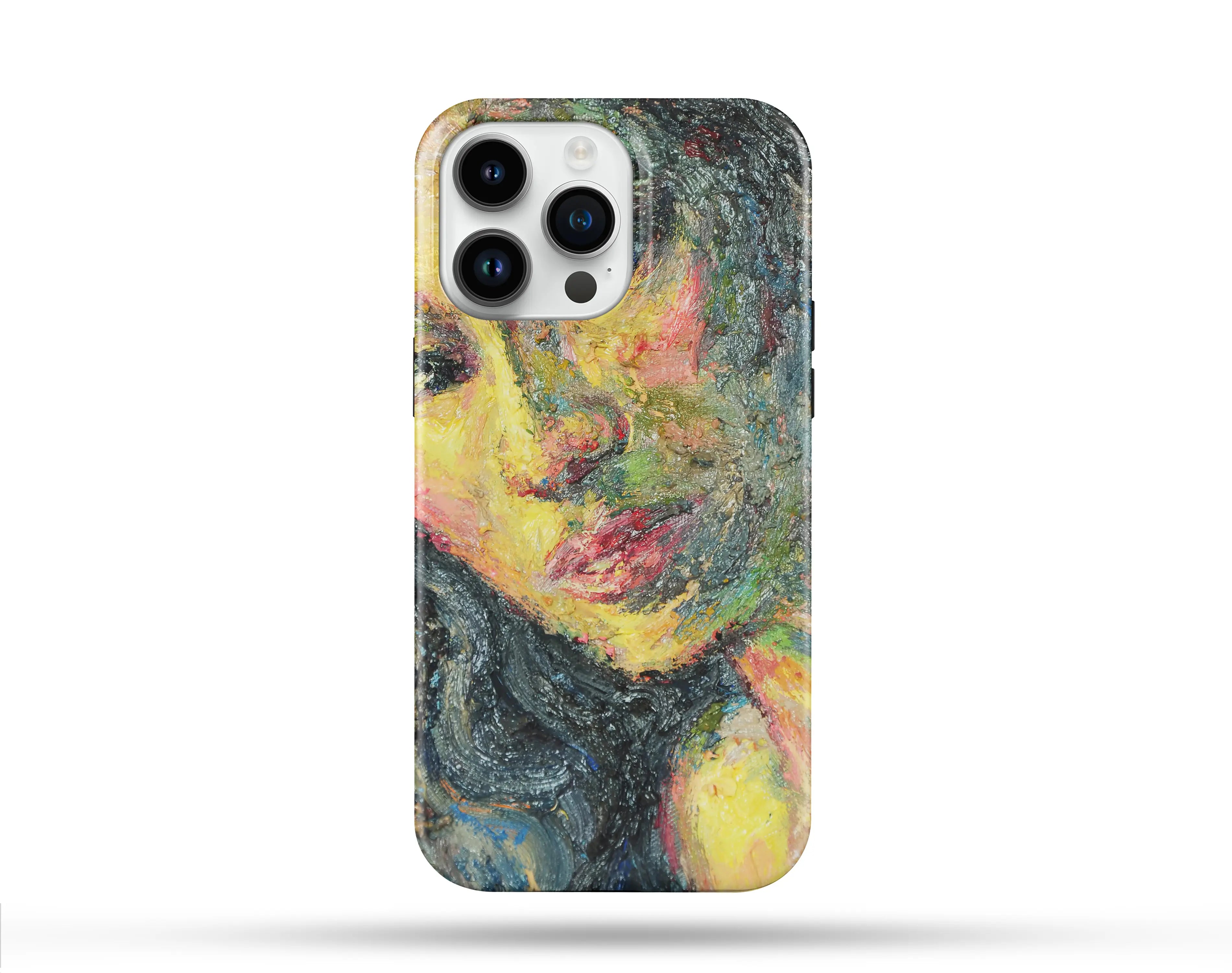 Face Desenli İçi Kadifeli Telefon Kılıfı N8