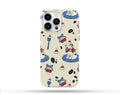 Dalmatian Dog & Cherry Desenli İçi Kadifeli Telefon Kılıfı N80