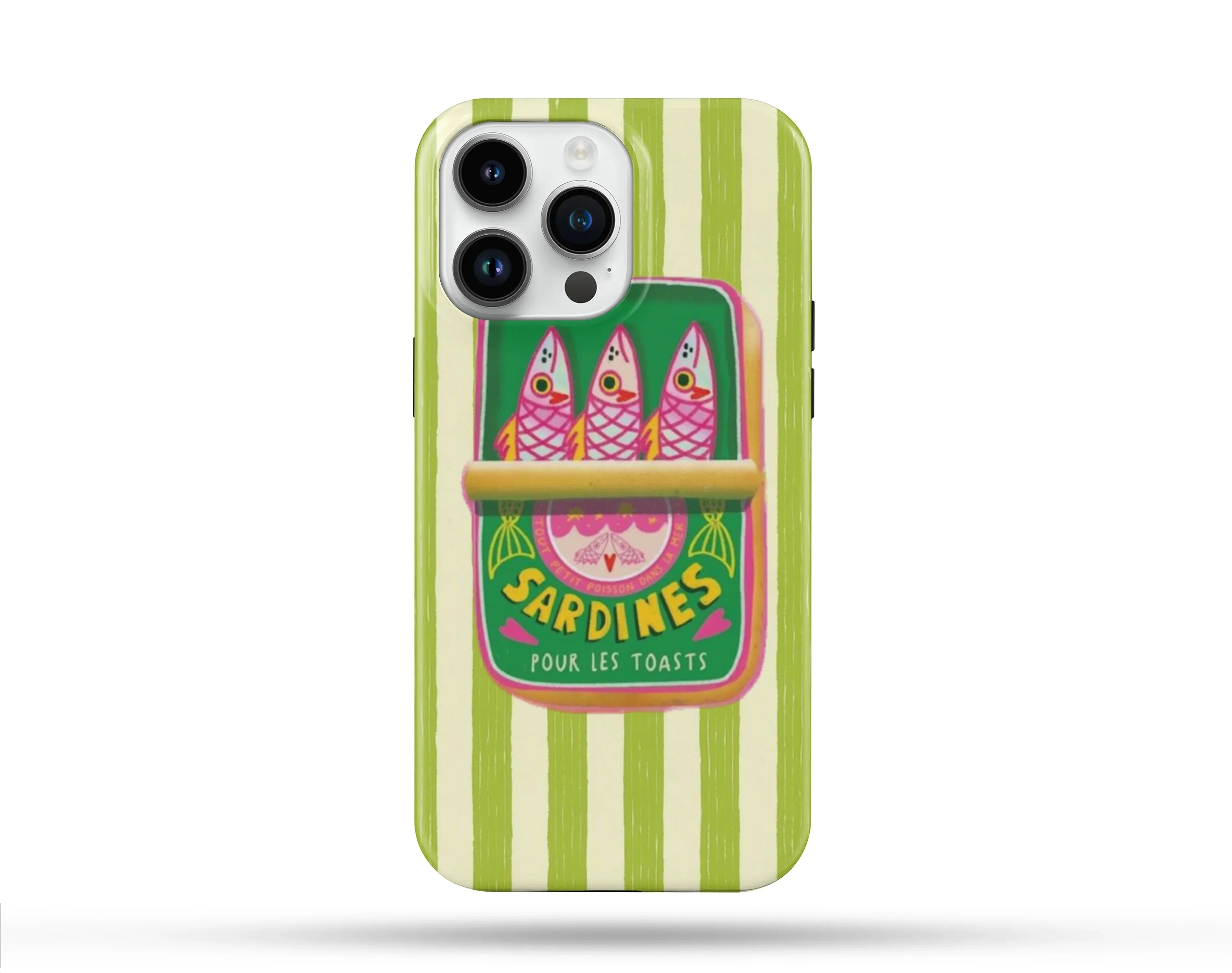 Sardines Desenli İçi Kadifeli Telefon Kılıfı N82