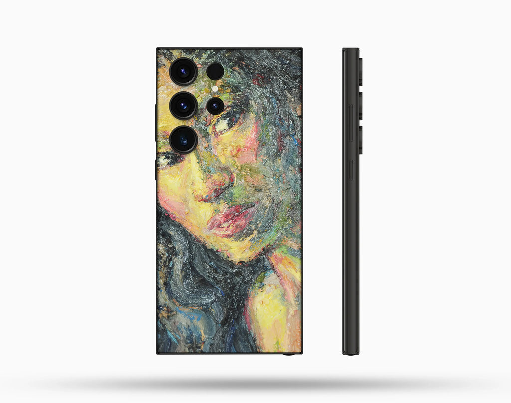 Face Desenli İçi Kadifeli Telefon Kılıfı N8