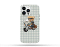 Motorized Bear Desenli İçi Kadifeli Telefon Kılıfı N95