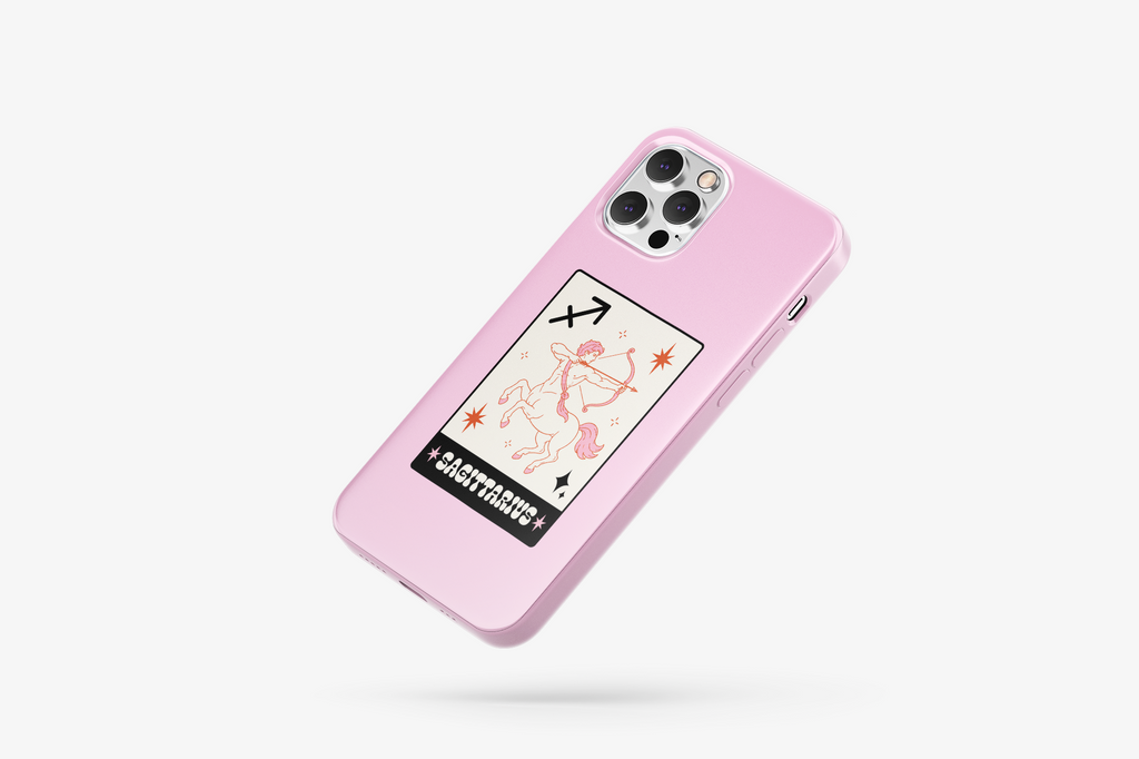 Yay Burcu Desenli İçi Kadifeli Telefon Kılıfı B11